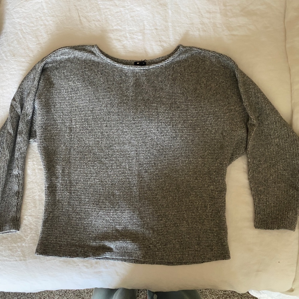 Monrow Thermal Open Neck Tee